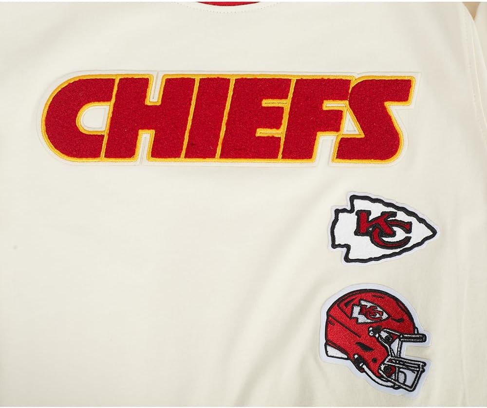 image:imagePro Standard Big Boys NFL Kansas City Chiefs Retro Classics Taping Tee EggshellRed XL