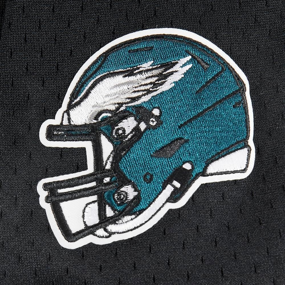 image:imagePro Standard Big Boys NFL Philadelphia Eagles Mesh Button Down Mesh Top Black S