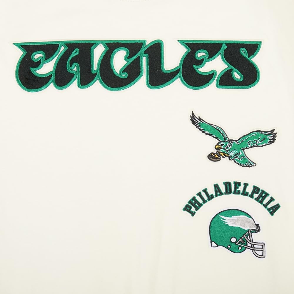 image:imagePro Standard Big Boys NFL Philadelphia Eagles Retro Classics Taping Tee EggshellKelly Green M