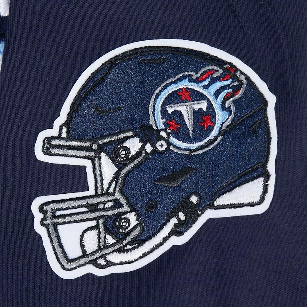 image:imagePro Standard Big Boys NFL Tennessee Titans Classic Chenille Short Sleeve Tee Midnight Navy L