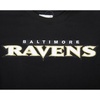 Pro Standard Big Boys NFL Baltimore Ravens Classic Chenille Short Sleeve Tee Black S