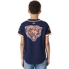 Pro Standard Big Boys NFL Chicago Bears Mesh Button Down Mesh Top Midnight Navy/Orange M