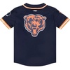 Pro Standard Big Boys NFL Chicago Bears Mesh Button Down Mesh Top Midnight Navy/Orange M