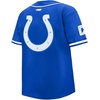 Pro Standard Big Boys NFL Indianapolis Colts Mesh Button Down Mesh Top Royal Blue XL