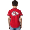 Pro Standard Big Boys NFL Kansas City Chiefs Mesh Button Down Mesh Top Red/Black M