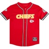 Pro Standard Big Boys NFL Kansas City Chiefs Mesh Button Down Mesh Top Red/Black M