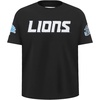 Pro Standard Big Boys NFL Detroit Lions Classic Chenille Short Sleeve Tee Black XL