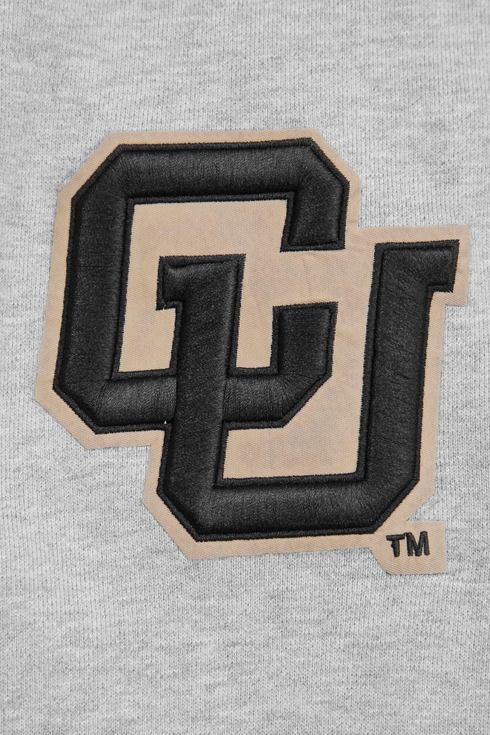 image:imagePro Standard Mens College Classic Chenille Brushed Back French Terry Crewneck SweatshirtHeather GrayBlack