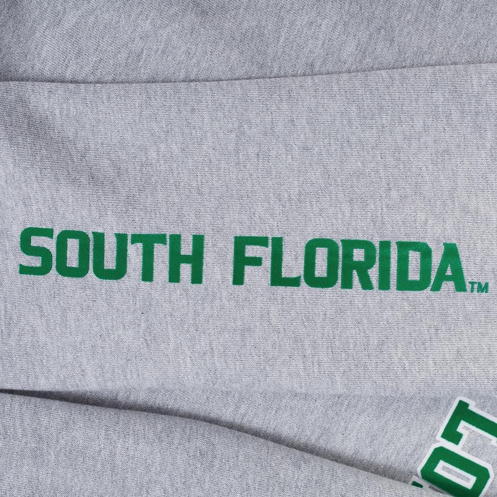 image:imagePro Standard Mens College Classic Chenille Brushed Back French Terry Crewneck SweatshirtHeather GreyGreen