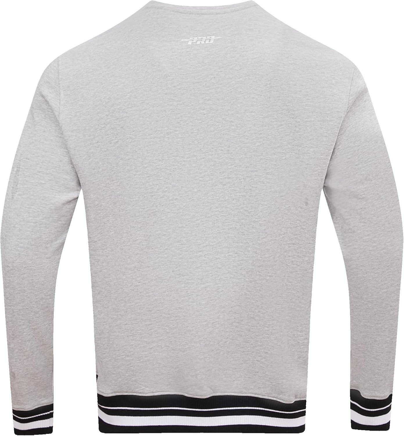 image:imagePro Standard Mens College Classic Chenille Brushed Back French Terry Crewneck SweatshirtHeather GreyMidnight Navy