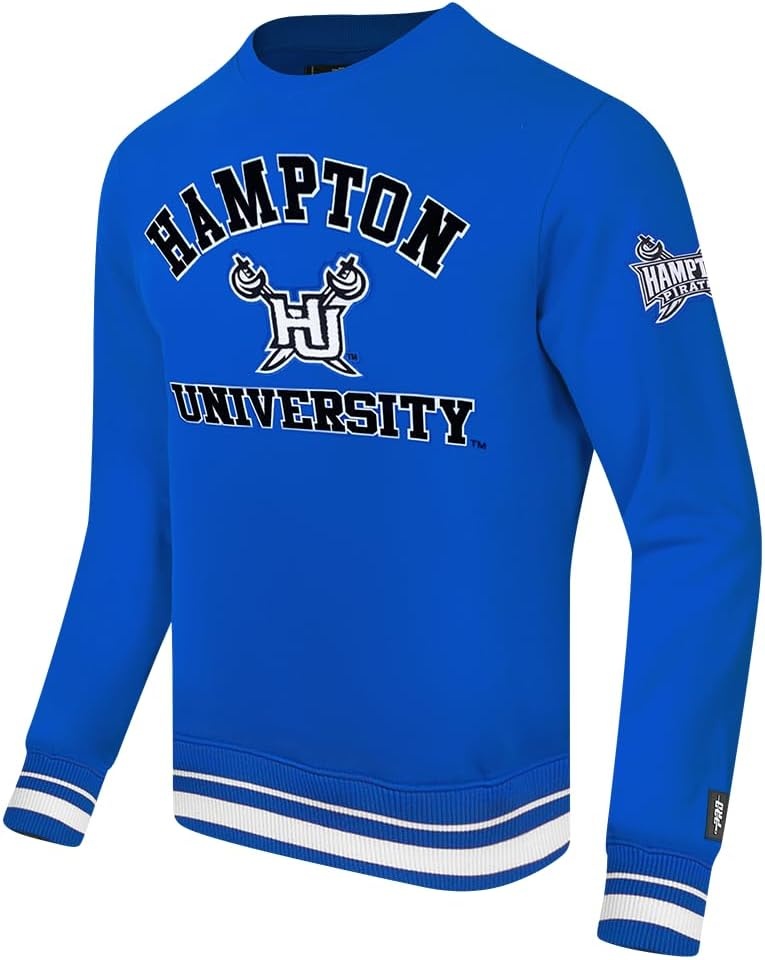 image:imagePro Standard Mens College Classic Chenille Brushed Back French Terry Crewneck SweatshirtTeam Color