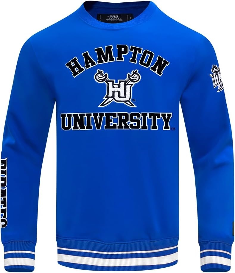 image:imagePro Standard Mens College Classic Chenille Brushed Back French Terry Crewneck SweatshirtTeam Color