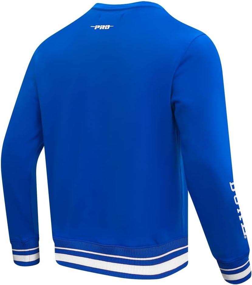 image:imagePro Standard Mens College Classic Chenille Brushed Back French Terry Crewneck SweatshirtTeam Color