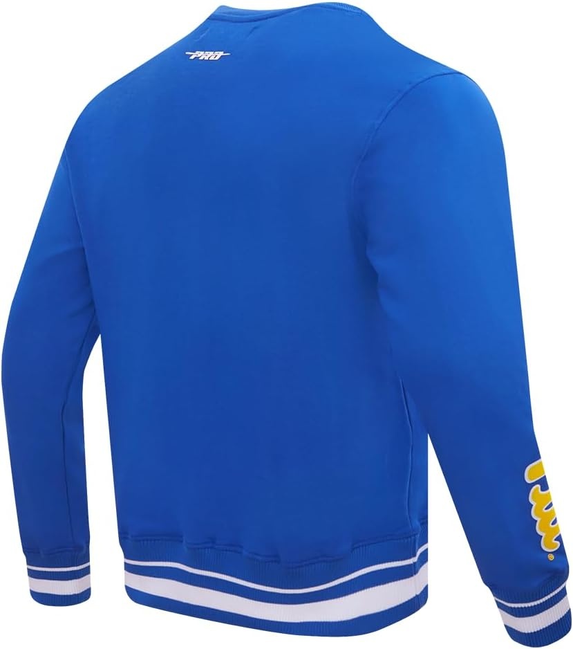 image:imagePro Standard Mens College Classic Chenille Brushed Back French Terry Crewneck SweatshirtTeam Color