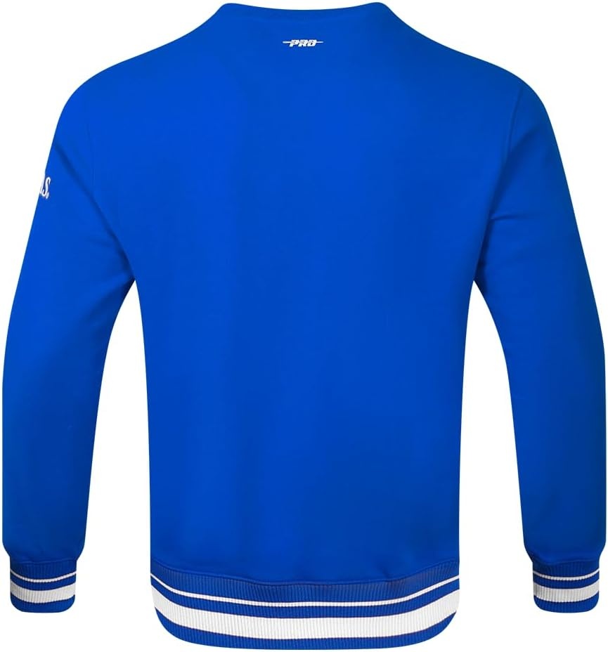 image:imagePro Standard Mens College Classic Chenille Brushed Back French Terry Crewneck SweatshirtTeam Color