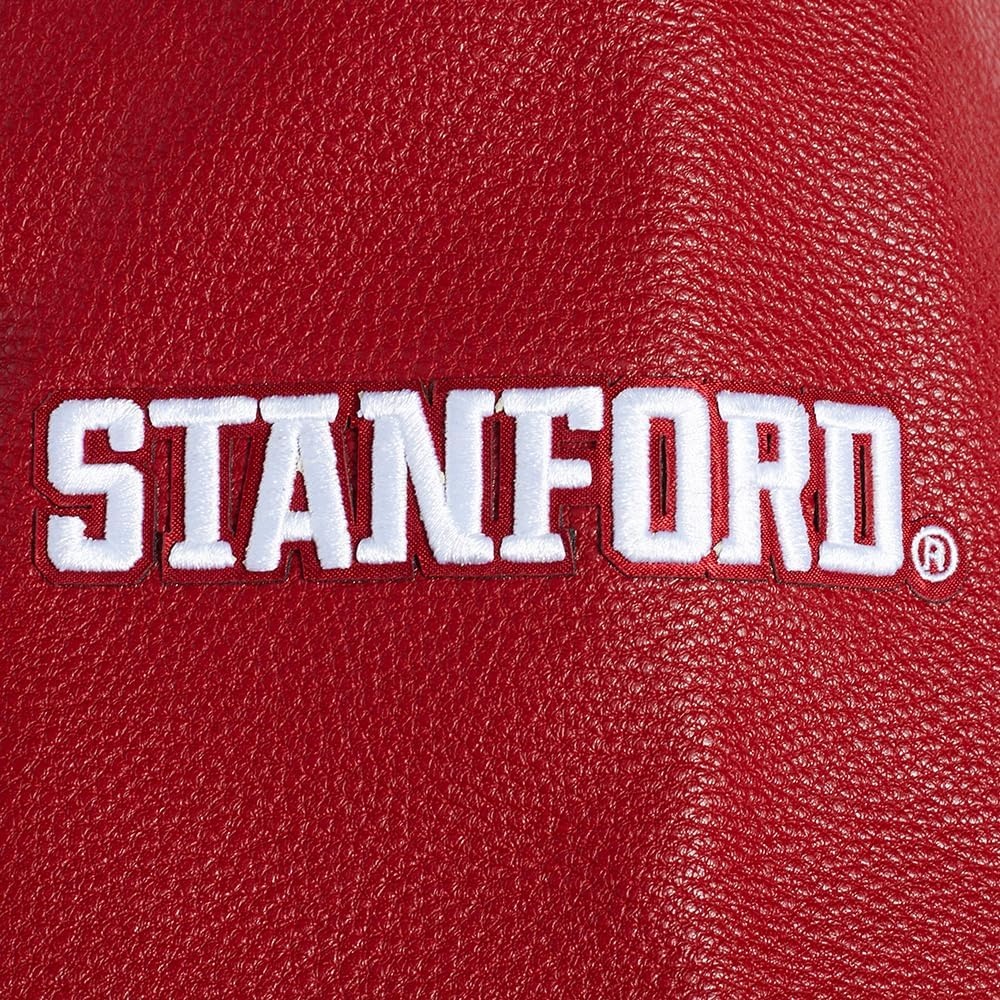 image:imagePro Standard Mens College Classic Chenille Wool Varsity JacketCardinal Red
