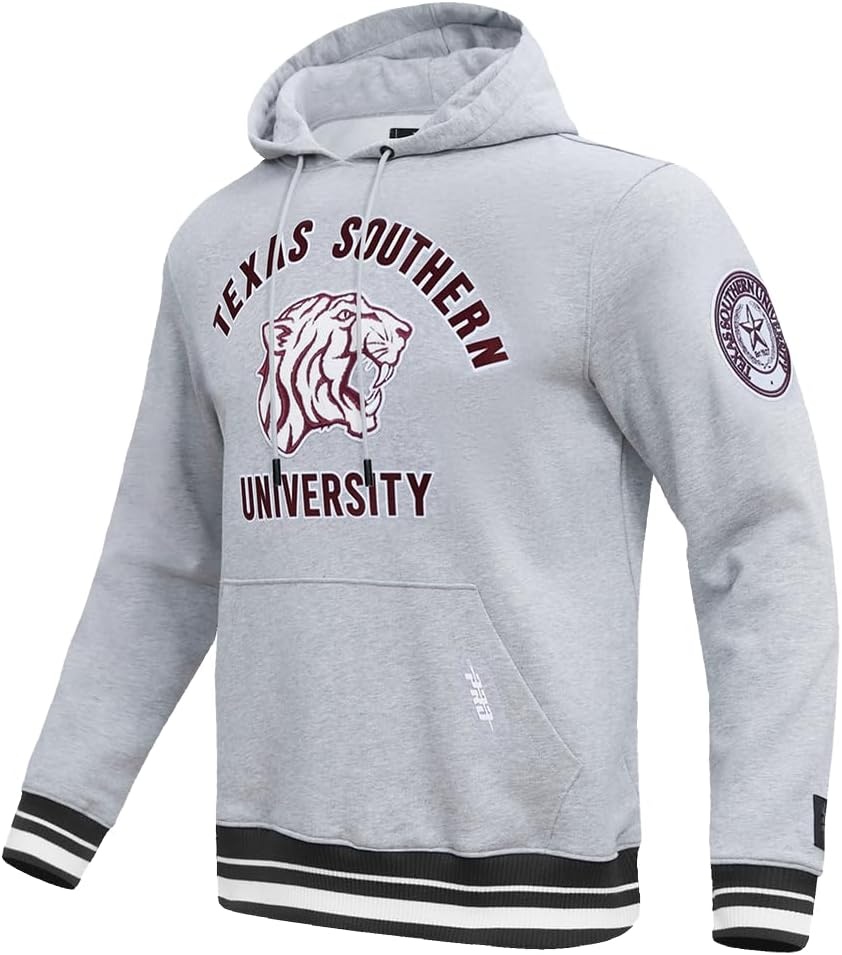 image:imagePro Standard Mens Mens College Classic Chenille Brushed Back French Terry Pull Over Hoodie