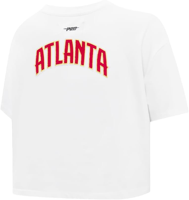 image:imagePro Standard NBA Womens Womens NBA Classic Chenille Cotton Single Jersey Short Sleeve Boxy Tee
