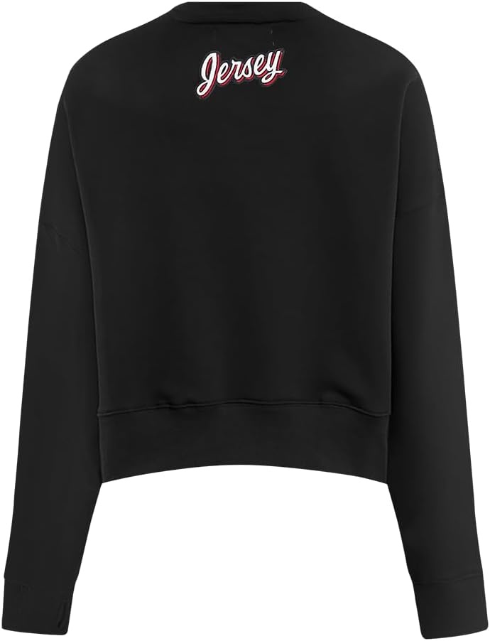 image:imagePro Standard Womens NHL Classic Chenille Brushed Back French Terry Crewneck SweatshirtBlack