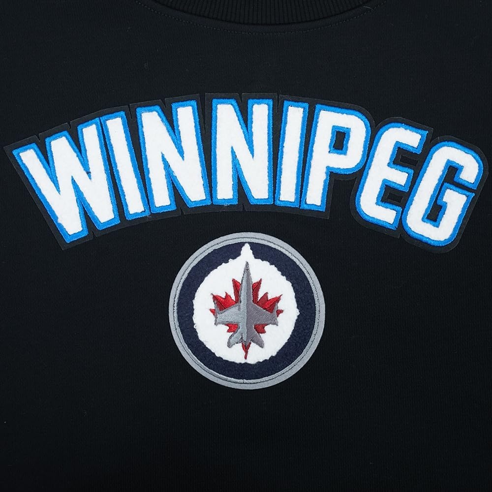 image:imagePro Standard Womens NHL Classic Chenille Brushed Back French Terry Crewneck SweatshirtBlack