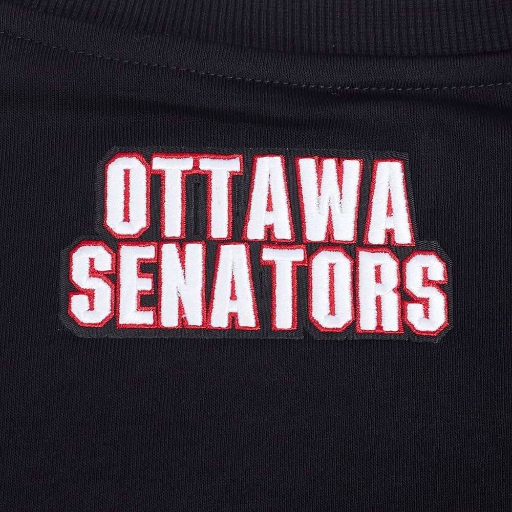 image:imagePro Standard Womens NHL Classic Chenille Brushed Back French Terry Crewneck SweatshirtBlack