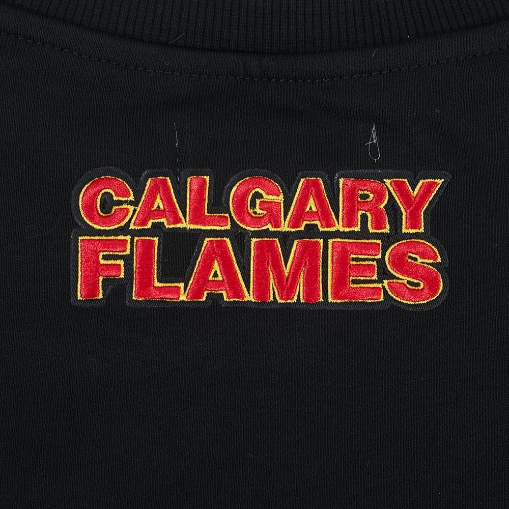 image:imagePro Standard Womens NHL Classic Chenille Brushed Back French Terry Crewneck SweatshirtBlack