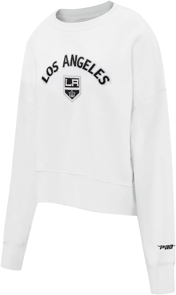 image:imagePro Standard Womens NHL Classic Chenille Brushed Back French Terry Crewneck SweatshirtWhite