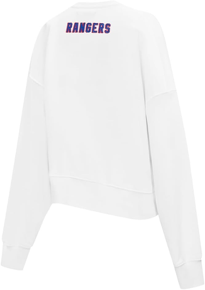 image:imagePro Standard Womens NHL Classic Chenille Brushed Back French Terry Crewneck SweatshirtWhite