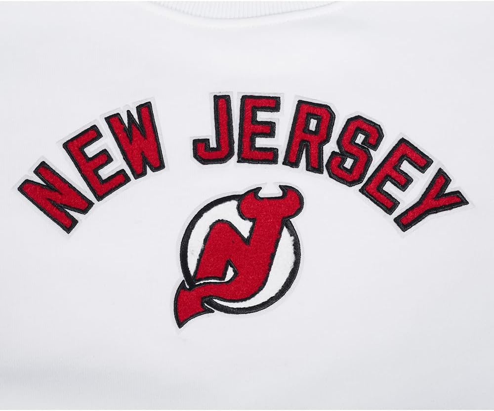 image:imagePro Standard Womens NHL Classic Chenille Brushed Back French Terry Crewneck SweatshirtWhite