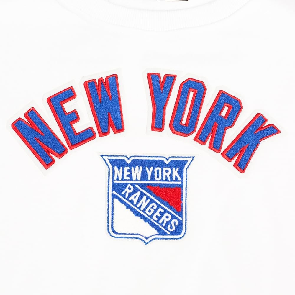 image:imagePro Standard Womens NHL Classic Chenille Brushed Back French Terry Crewneck SweatshirtWhite