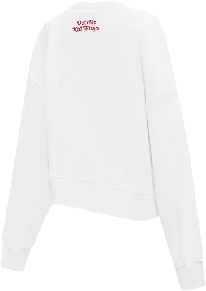 image:imagePro Standard Womens NHL Classic Chenille Brushed Back French Terry Crewneck SweatshirtWhite