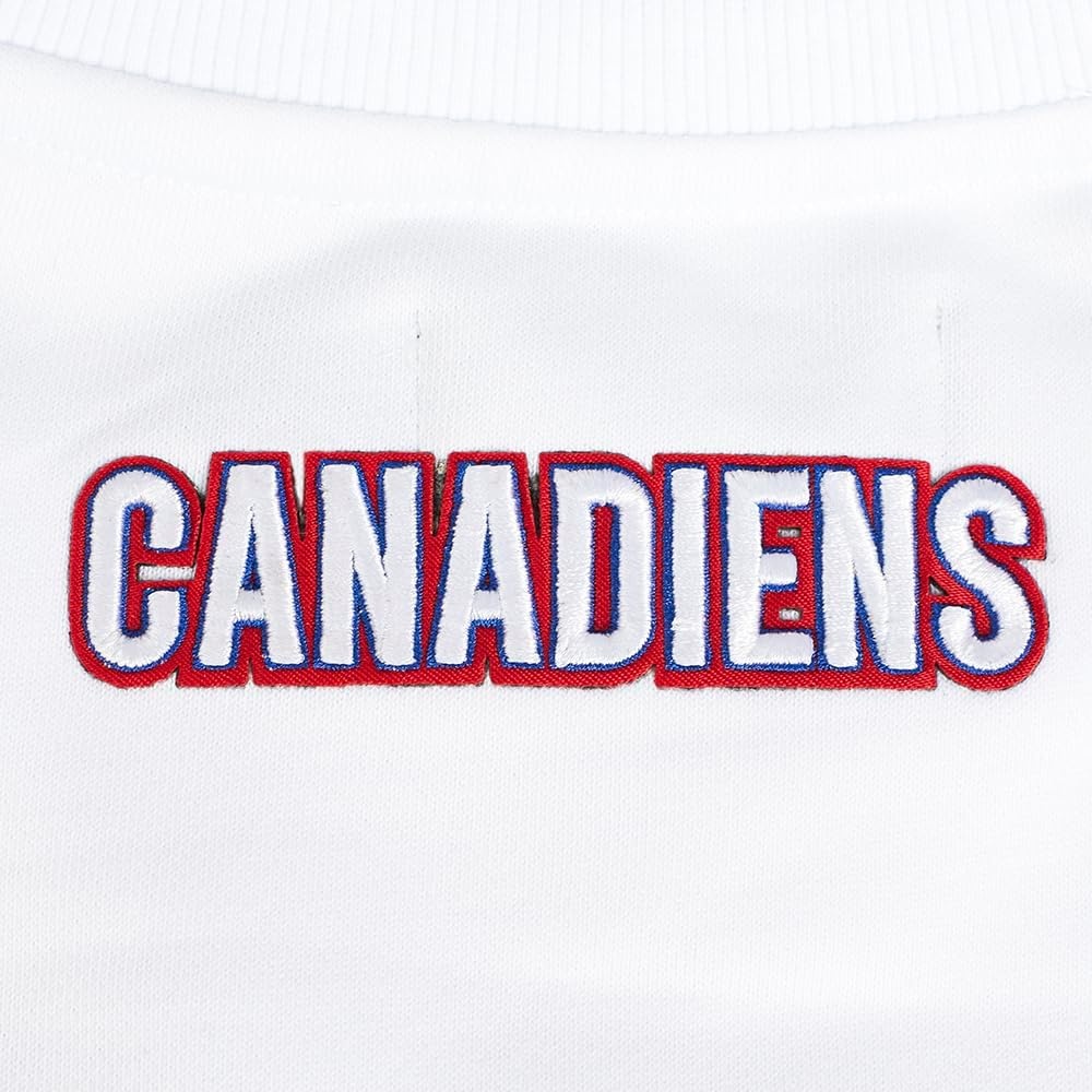 image:imagePro Standard Womens NHL Classic Chenille Brushed Back French Terry Crewneck SweatshirtWhite