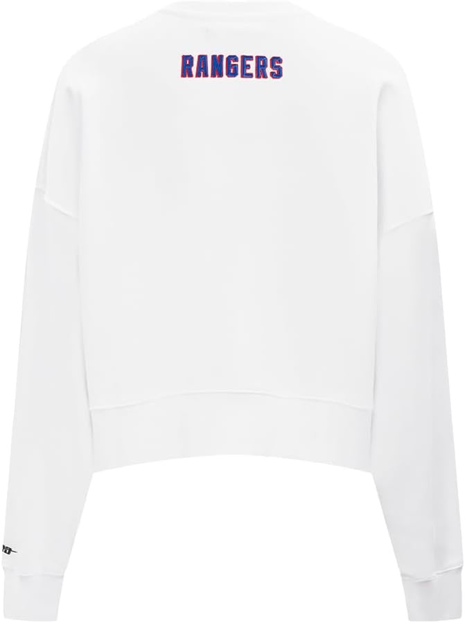 image:imagePro Standard Womens NHL Classic Chenille Brushed Back French Terry Crewneck SweatshirtWhite