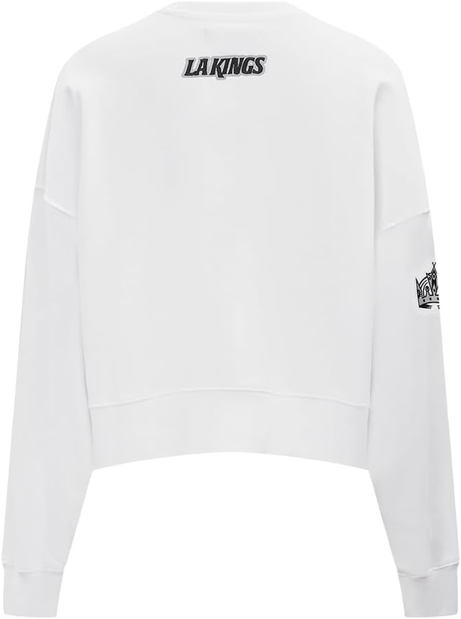 image:imagePro Standard Womens NHL Classic Chenille Brushed Back French Terry Crewneck SweatshirtWhite