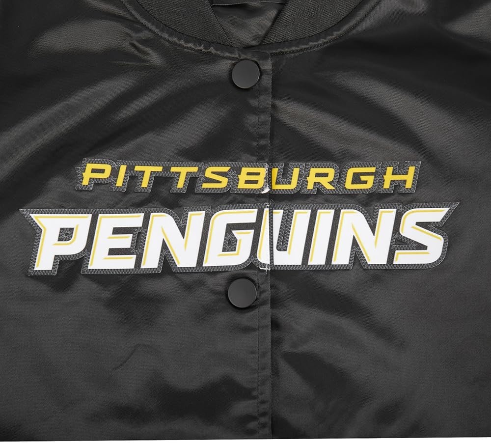 image:imagePro Standard Womens NHL Classic Chenille Satin Satin JacketBlack