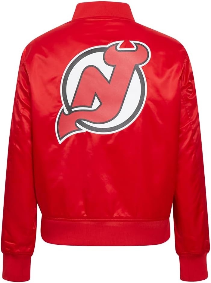 image:imagePro Standard Womens NHL Classic Chenille Satin Satin JacketRed