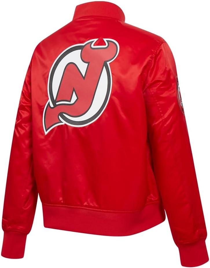 image:imagePro Standard Womens NHL Classic Chenille Satin Satin JacketRed