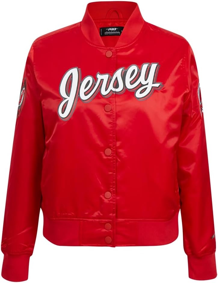 image:imagePro Standard Womens NHL Classic Chenille Satin Satin JacketRed