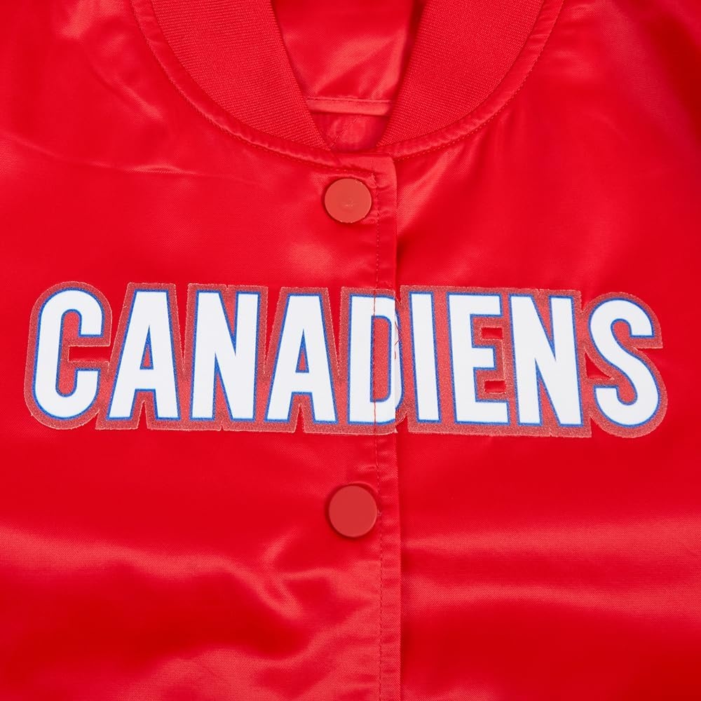 image:imagePro Standard Womens NHL Classic Chenille Satin Satin JacketRed
