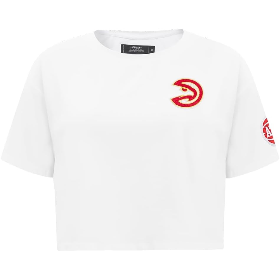 image:imagePro Standard NBA Womens Womens NBA Classic Chenille Cotton Single Jersey Short Sleeve Boxy Tee