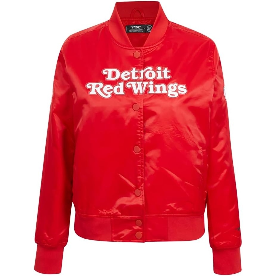 image:imagePro Standard Womens NHL Classic Chenille Satin Satin JacketRed