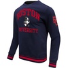 Pro Standard Mens College Classic Chenille Brushed Back French Terry Crewneck Sweatshirt(Team Color)