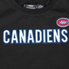 Pro Standard NHL Womens Pro Standard Womens NHL Classic Chenille Cotton Short Sleeve Slim Fit Tee(Black)