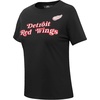 Pro Standard NHL Womens Pro Standard Womens NHL Classic Chenille Short Sleeve Slim Tee(Black)