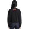Pro Standard Womens NHL Classic Chenille Brushed Back French Terry Crewneck Sweatshirt(Black)