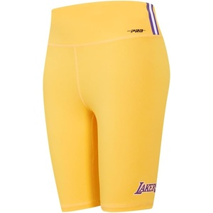 Pro Standard NBA Womens Womens NBA Classic Chenille Bike Short(Yellow)