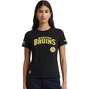 Pro Standard NHL Womens Womens NHL Classic Chenille Cotton Single Jersey Short Sleeve Slim Tee