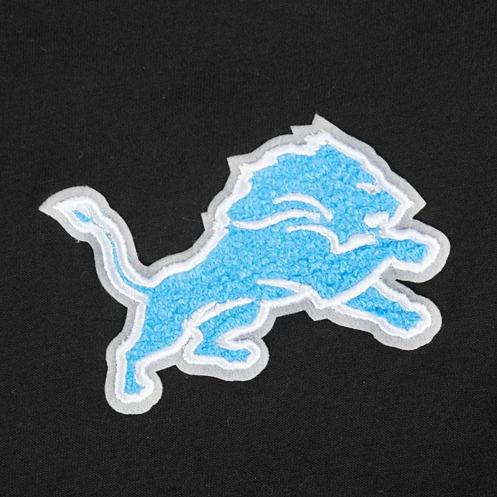 image:imagePro Standard Big Girls NFL Detroit Lions Classic Essentials Short Sleeve Boxy Tee Black S