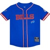 Pro Standard Big Boys NFL Buffalo Bills Mesh Button Down Mesh Top Royal Blue/Red S