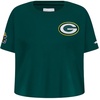 Pro Standard Big Girls NFL Green Bay Packers Classic Essentials Short Sleeve Boxy Tee Forest Green XL